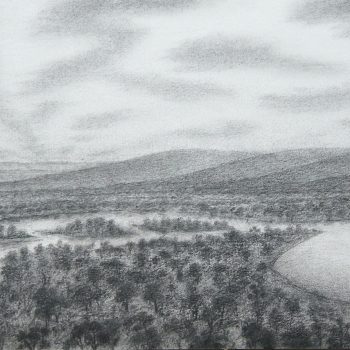 Southern View of Matagarup after Garling 1827